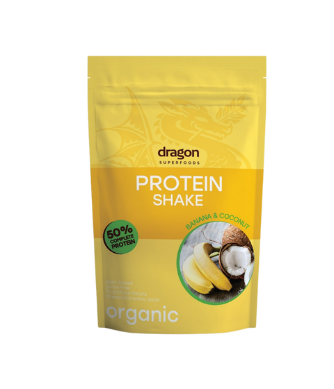 Økologisk Protein Shake banan og kokosnød