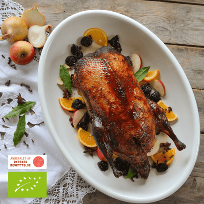 Økologisk Juleand | Hvid Landand: 3,2-3,4kg